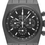 Zenith Chronomaster Original 97.T384.4061/21.M384 (Unknown (random serial)) - Black dial 37 mm Titanium case (1/8)