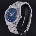 Rolex Air-King 14010 (1995) - Blauw wijzerplaat 34mm Staal (4/8)