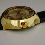 Omega Genève 166.121 (1973) - Silver dial 43 mm Gold/Steel case (4/8)