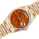 Rolex Day-Date 36 18248 (1989) - Brown dial 36 mm Yellow Gold case (1/8)