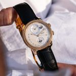 Parmigiani Fleurier Toric PFC493-1002400-HA1442 (2020) - Silver dial 43 mm Rose Gold case (5/8)