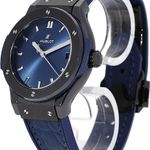 Hublot Classic Fusion Blue 581.CM.7170.LR (2022) - Blue dial 33 mm Ceramic case (3/5)