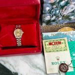 Rolex Lady-Datejust 69173G (1989) - Goud wijzerplaat 26mm Goud/Staal (3/8)