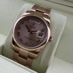 Rolex Day-Date 36 118205 (2012) - Pink dial 36 mm Rose Gold case (5/8)