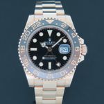 Rolex GMT-Master II 126715CHNR (2018) - Zwart wijzerplaat 40mm Roségoud (3/4)