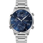 Glashütte Original Senator Cosmopolite 1-89-02-05-02-70 (2024) - Blauw wijzerplaat 44mm Staal (1/1)