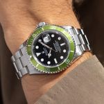 Rolex Submariner Date 16610LV (2004) - 40mm Staal (1/8)