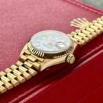 Rolex Lady-Datejust 69178 (1987) - Wit wijzerplaat 26mm Geelgoud (7/8)