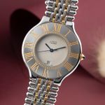 Cartier 21 Must de Cartier W10052F4 (1990) - Silver dial 35 mm Gold/Steel case (3/8)