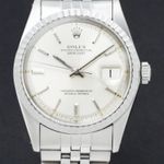 Rolex Datejust 1603 (1974) - Zilver wijzerplaat 36mm Staal (1/7)