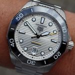 TAG Heuer Aquaracer 300M WBP201C.BA0632 (2024) - Grijs wijzerplaat 43mm Staal (1/8)