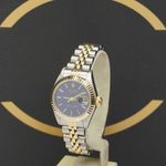 Rolex Lady-Datejust 69173 (1989) - Blue dial 26 mm Gold/Steel case (3/7)