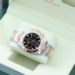 Rolex Daytona 116523 (Unknown (random serial)) - Black dial 40 mm Gold/Steel case (5/8)