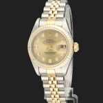 Rolex Lady-Datejust 69173 (1994) - Champagne dial 26 mm Gold/Steel case (1/8)