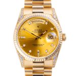 Rolex Day-Date 36 18338 (1995) - Champagne dial 36 mm Yellow Gold case (3/8)