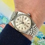 Rolex Datejust 1601 (1973) - Zilver wijzerplaat 36mm Staal (4/8)