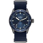 Blancpain Fifty Fathoms Bathyscaphe 5000-0240-NAOA (2024) - Blue dial 44 mm Ceramic case (1/3)