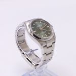 Rolex Oyster Perpetual 114200 (Unknown (random serial)) - Green dial 34 mm Steel case (3/5)