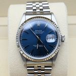 Rolex Datejust 36 16234 (1993) - Blue dial 36 mm Steel case (3/8)