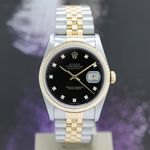 Rolex Datejust 36 16233 (1989) - Black dial 36 mm Gold/Steel case (4/8)