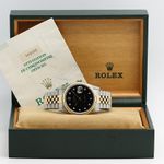 Rolex Datejust 36 16233 (1989) - Black dial 36 mm Gold/Steel case (1/8)