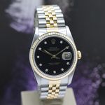 Rolex Datejust 36 16233 (1989) - Black dial 36 mm Gold/Steel case (6/8)