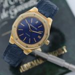 Audemars Piguet Royal Oak 14800BA (1995) - Blue dial 36 mm Yellow Gold case (1/8)
