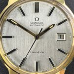 Omega Genève 166.0098 (1973) - White dial 35 mm Gold/Steel case (8/8)