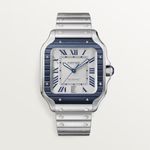 Cartier Santos WSSA0047 (2023) - Wit wijzerplaat 40mm Staal (1/1)