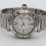 Cartier Pasha Seatimer W31080M7 (Onbekend (willekeurig serienummer)) - Zilver wijzerplaat 40mm Staal (4/8)