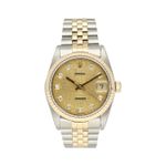 Rolex Datejust 31 68273 (1995) - Champagne dial 31 mm Gold/Steel case (2/8)