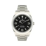 Rolex Explorer 214270 (2016) - Black dial 39 mm Steel case (2/8)