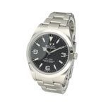 Rolex Explorer 214270 (2016) - Black dial 39 mm Steel case (3/8)