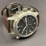 IWC Pilot Double Chronograph IW3713 (1998) - Black dial 42 mm Steel case (2/7)