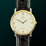 Omega De Ville 195.2378 (1993) - White dial 32 mm Gold/Steel case (1/8)