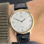Omega De Ville 195.2378 (1993) - White dial 32 mm Gold/Steel case (2/8)