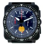 Bell & Ross BR 03-94 Chronographe BR0394-PAF1-CE/SRB (2022) - Blauw wijzerplaat 42mm Keramiek (1/8)