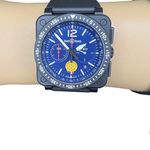 Bell & Ross BR 03-94 Chronographe BR0394-PAF1-CE/SRB (2022) - Blauw wijzerplaat 42mm Keramiek (2/8)