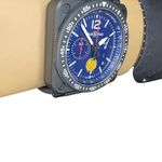 Bell & Ross BR 03-94 Chronographe BR0394-PAF1-CE/SRB (2022) - Blue dial 42 mm Ceramic case (4/8)