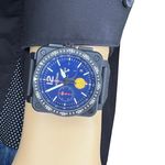 Bell & Ross BR 03-94 Chronographe BR0394-PAF1-CE/SRB (2022) - Blue dial 42 mm Ceramic case (7/8)