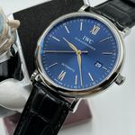 IWC Portofino Automatic IW356523 (2023) - Blauw wijzerplaat 40mm Staal (1/8)