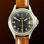 Omega Genève 166.038 (1969) - Black dial 35 mm Steel case (1/8)