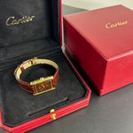 Cartier Tank Vermeil Unknown (1990) - Brown dial 31 mm Steel case (3/8)