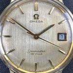 Omega Seamaster 136.020 (1965) - Champagne dial 34 mm Gold/Steel case (8/8)