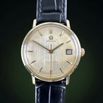 Omega Seamaster 136.020 (1965) - Champagne dial 34 mm Gold/Steel case (1/8)