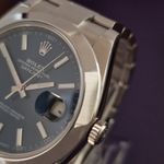 Rolex Datejust 41 126300 (2018) - Blauw wijzerplaat 41mm Staal (3/4)