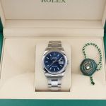 Rolex Datejust 36 126200 (Unknown (random serial)) - Blue dial 36 mm Steel case (2/8)