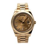 Rolex Day-Date II 218238 (2010) - Champagne dial 41 mm Yellow Gold case (2/8)
