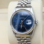 Rolex Datejust 36 16234 (1993) - Blauw wijzerplaat 36mm Staal (7/8)