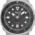 Alpina Seastrong AL-525G3VE6B (2025) - Zwart wijzerplaat Onbekend Staal (1/7)